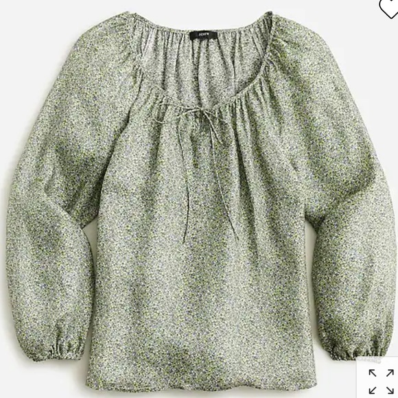 J. Crew Tops - NWT JCrew Floral Tie Front Blouse
